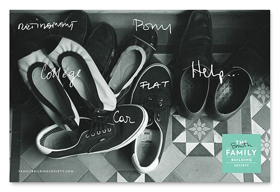 Image approach | Family Building Society ©johnsonbanks www.johnsonbank.co.uk