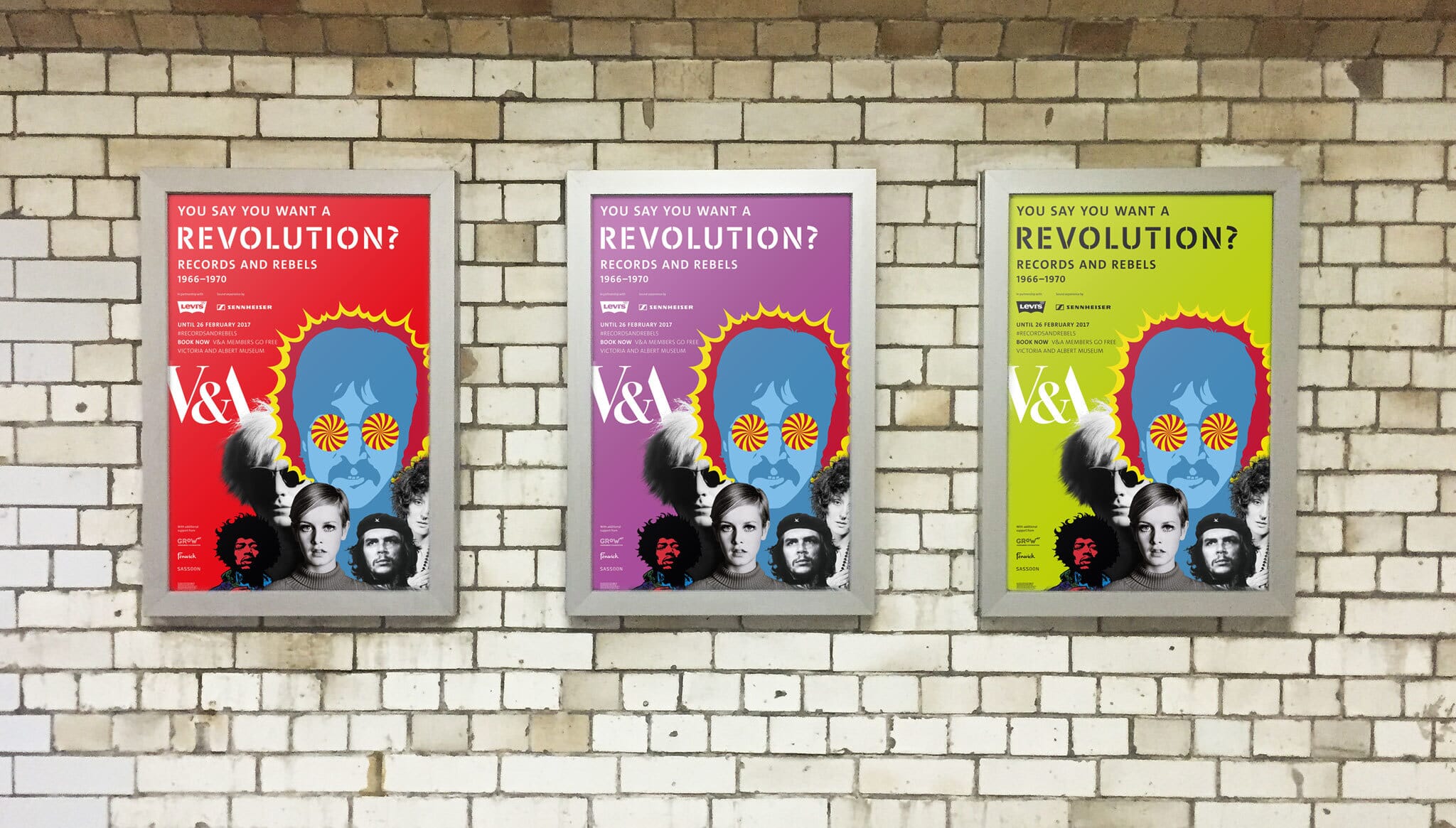 100 years of V&A exhibition posters · V&A